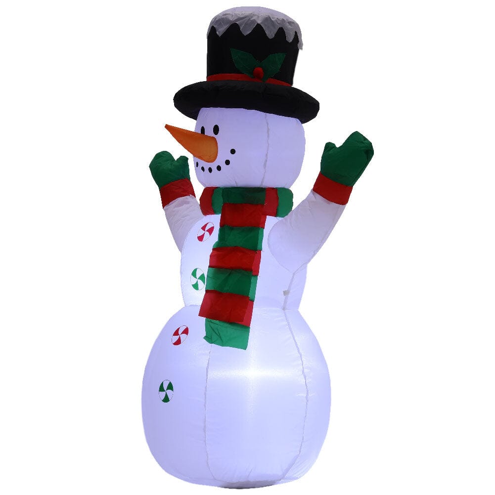 Inflatable Snowman 120cm Christmas Decoration Living and Home 