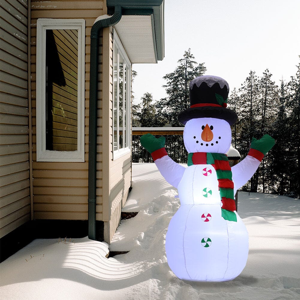 Inflatable Snowman 120cm Christmas Decoration Living and Home 