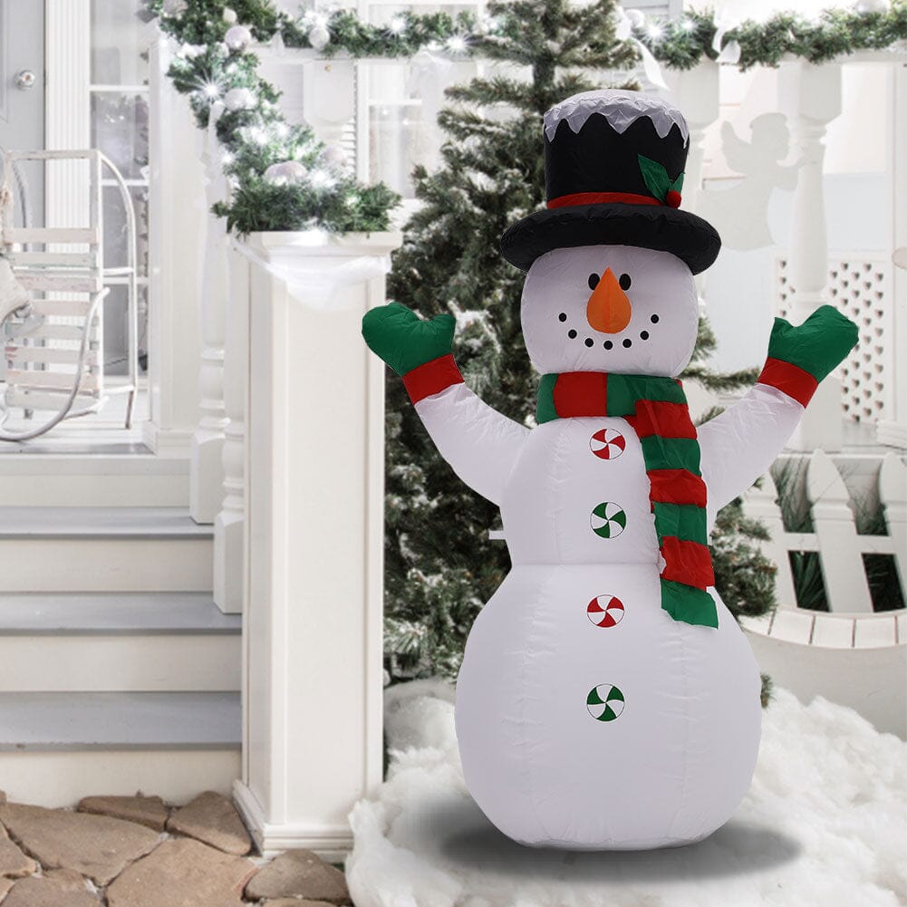 Inflatable Snowman 120cm Christmas Decoration Living and Home 