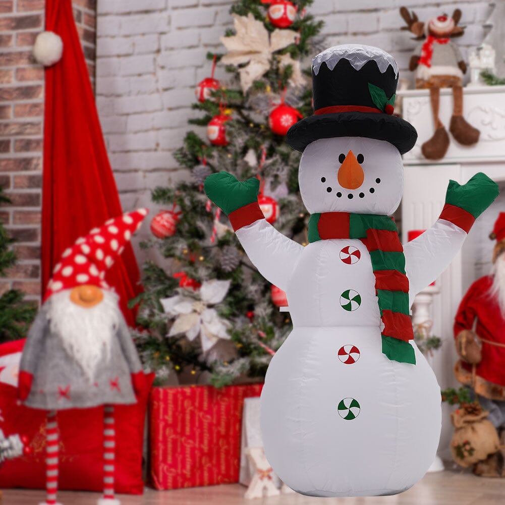 Inflatable Snowman 120cm Christmas Decoration Living and Home 