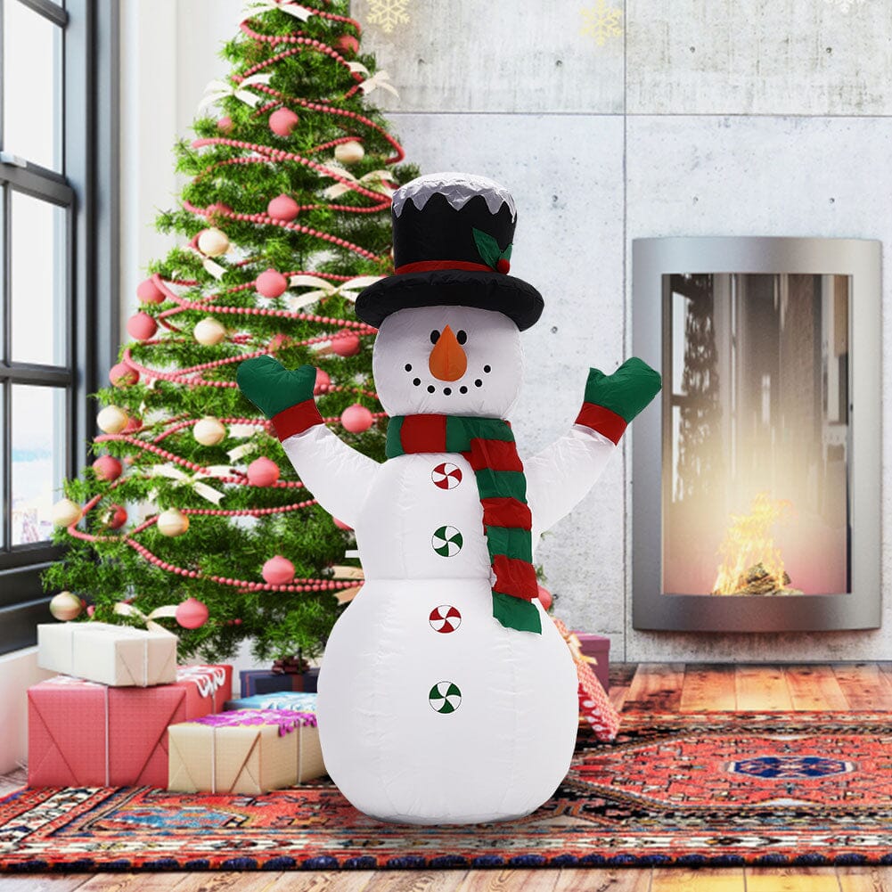 Inflatable Snowman 120cm Christmas Decoration Living and Home 