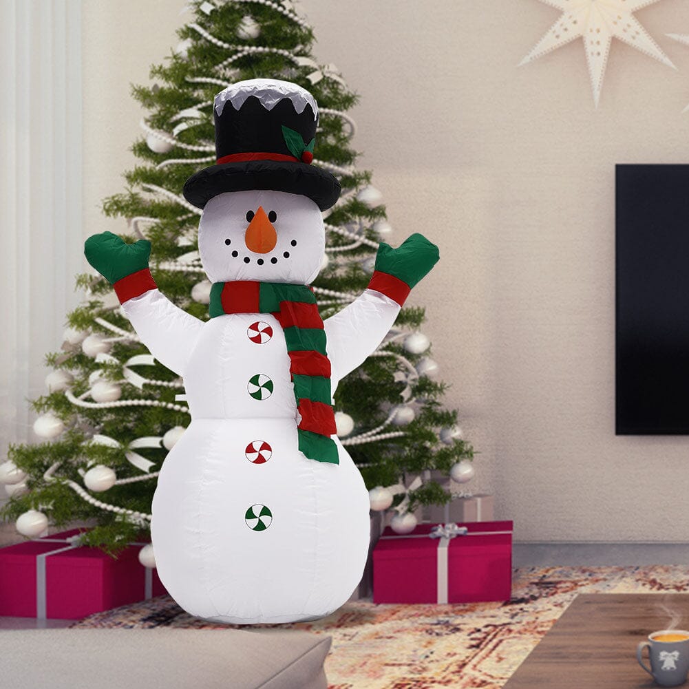 Inflatable Snowman 120cm Christmas Decoration Living and Home 