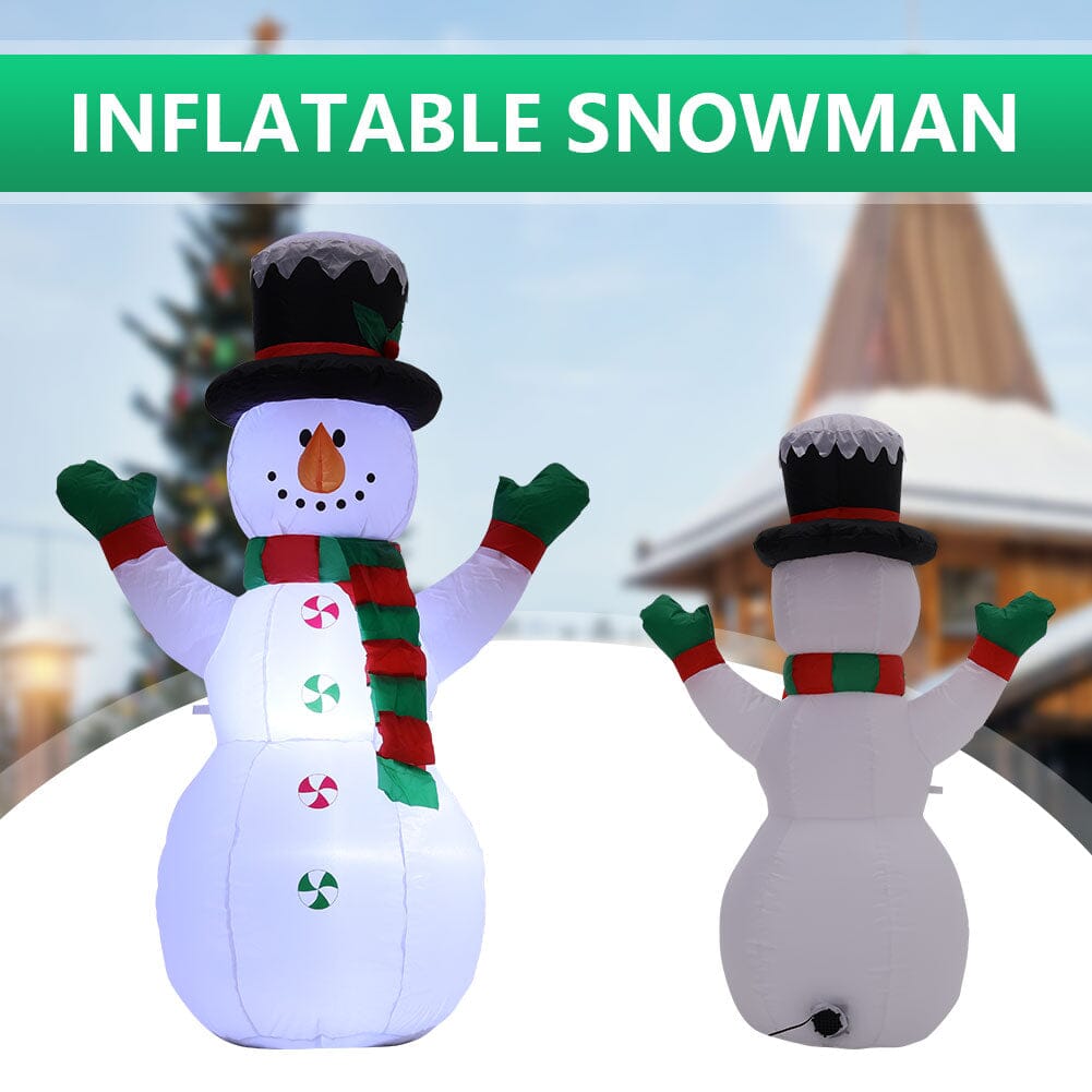Inflatable Snowman 120cm Christmas Decoration Living and Home 