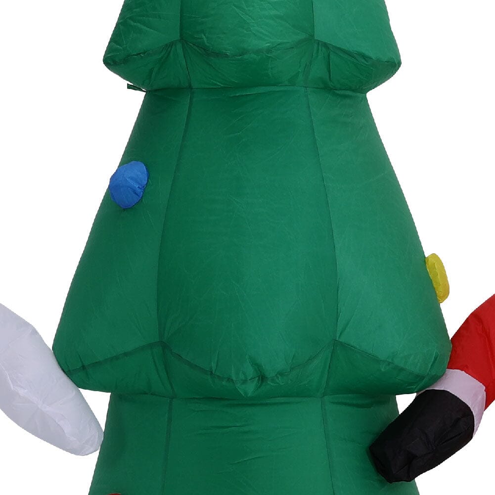Inflatable Santa Claus Snowman Christmas Tree Yard Decoration with LED Christmas Living and Home 