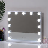 52cm WFashion Vanity Hollywood Mirror with LED Light & Touch Dimmable Bulb LED Make Up Mirrors Living and Home 