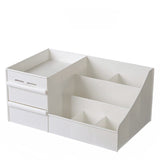 25.2cm W White Multi-Purpose Makeup Storage Box Drawers Organizer Makeup Organizers Living and Home 