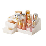 25.2cm W White Multi-Purpose Makeup Storage Box Drawers Organizer Makeup Organizers Living and Home 