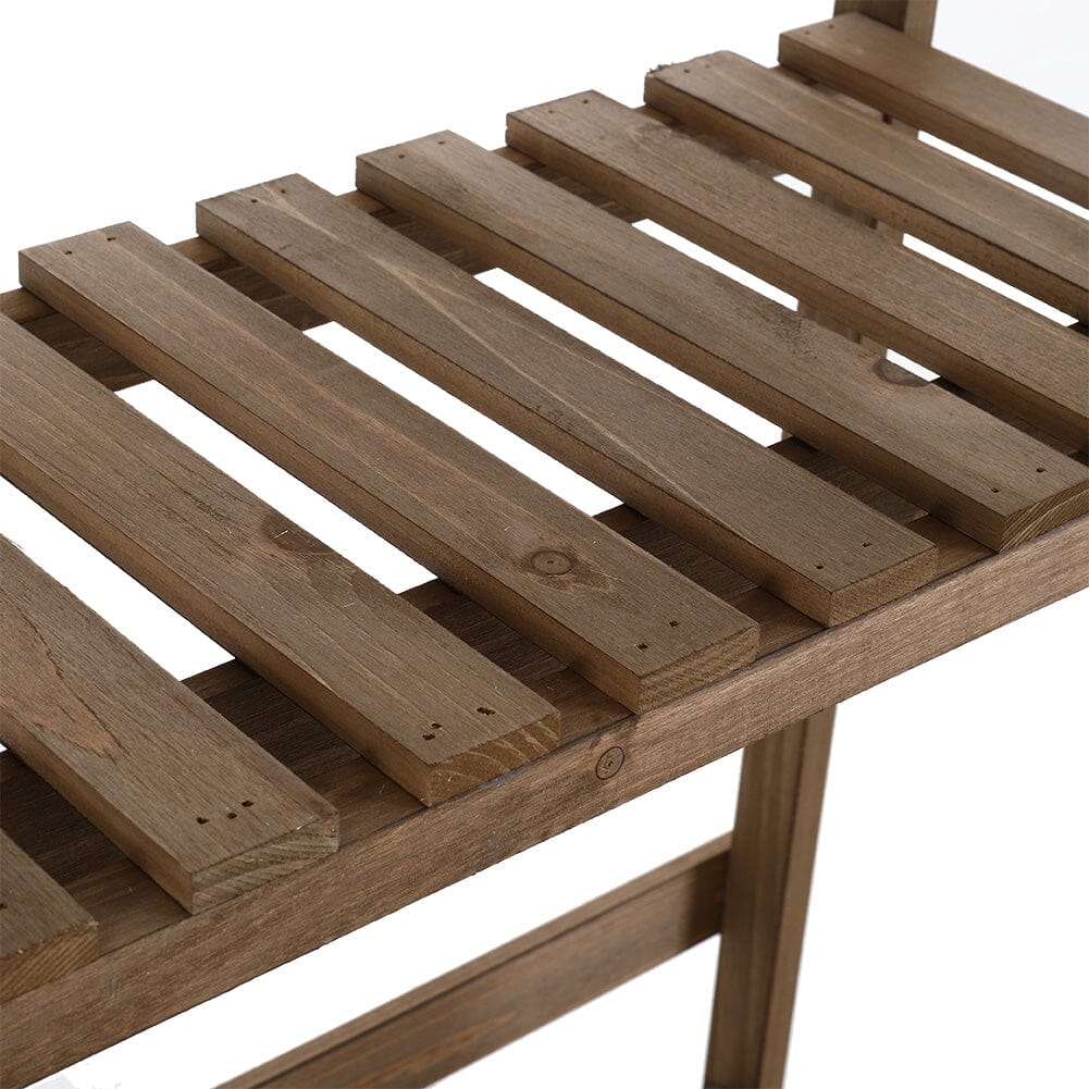 3 Tier Wooden Flower Stand Plant Display Shelf Storage Rack Pot Holder Outdoor Living and Home 