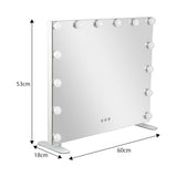 LED Lighted Vanity Mirror with 14 Bulbs for Dressing Room and Bedroom Living and Home 