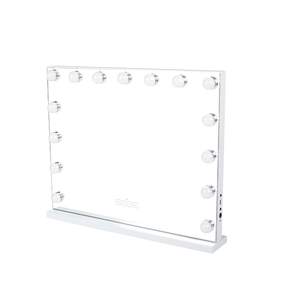 Hollywood LED Vanity Mirror with Bluetooth White Living and Home 
