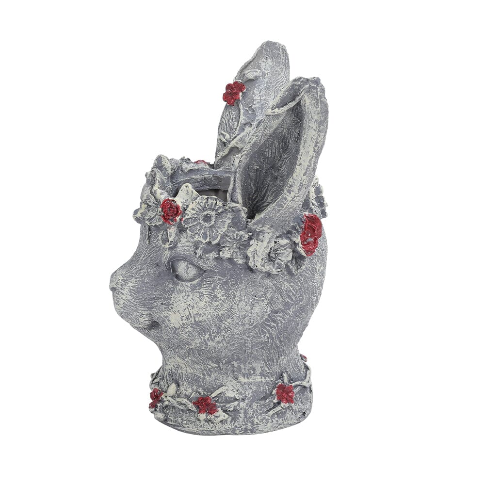 Resin Animal Bunny Rabbit Statue Hare Figurine Ornament Living and Home 