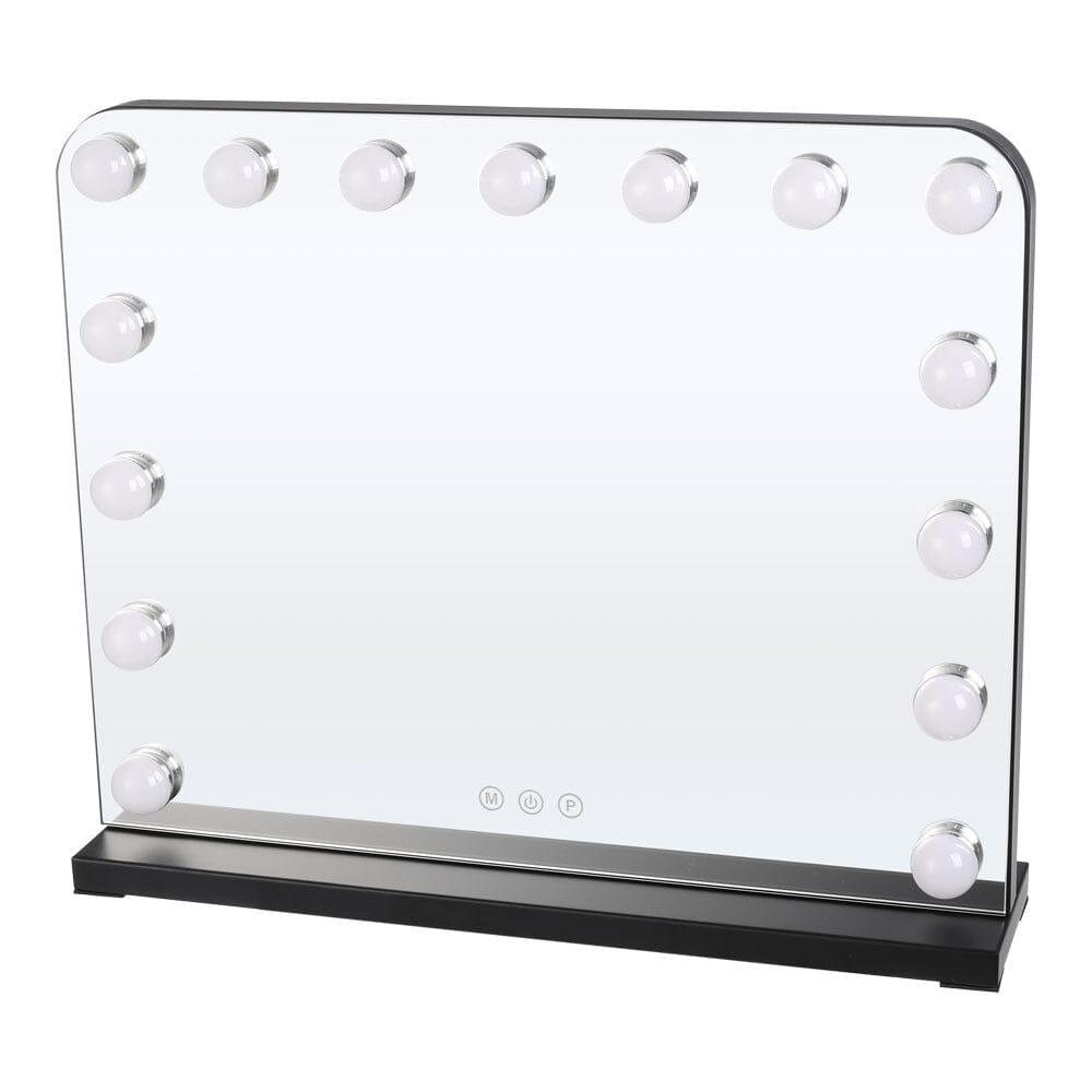 Frameless Hollywood Vanity Mirror with 11 Dimmable Lights Living and Home 