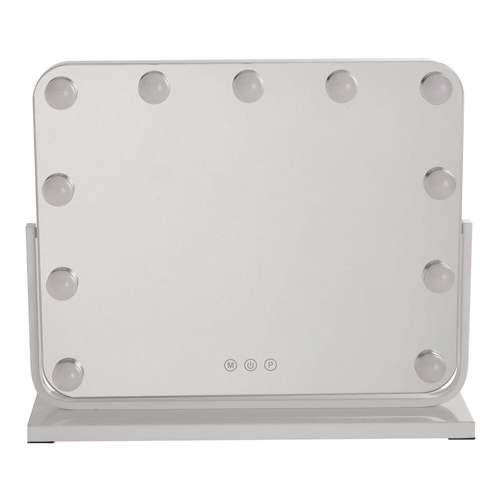 Frameless Hollywood Vanity Mirror with 11 Dimmable Lights Living and Home 