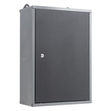 Wall Mounted Lockable Pegboard Tool Cabinet with A Lockable Door Cabinets Living and Home 