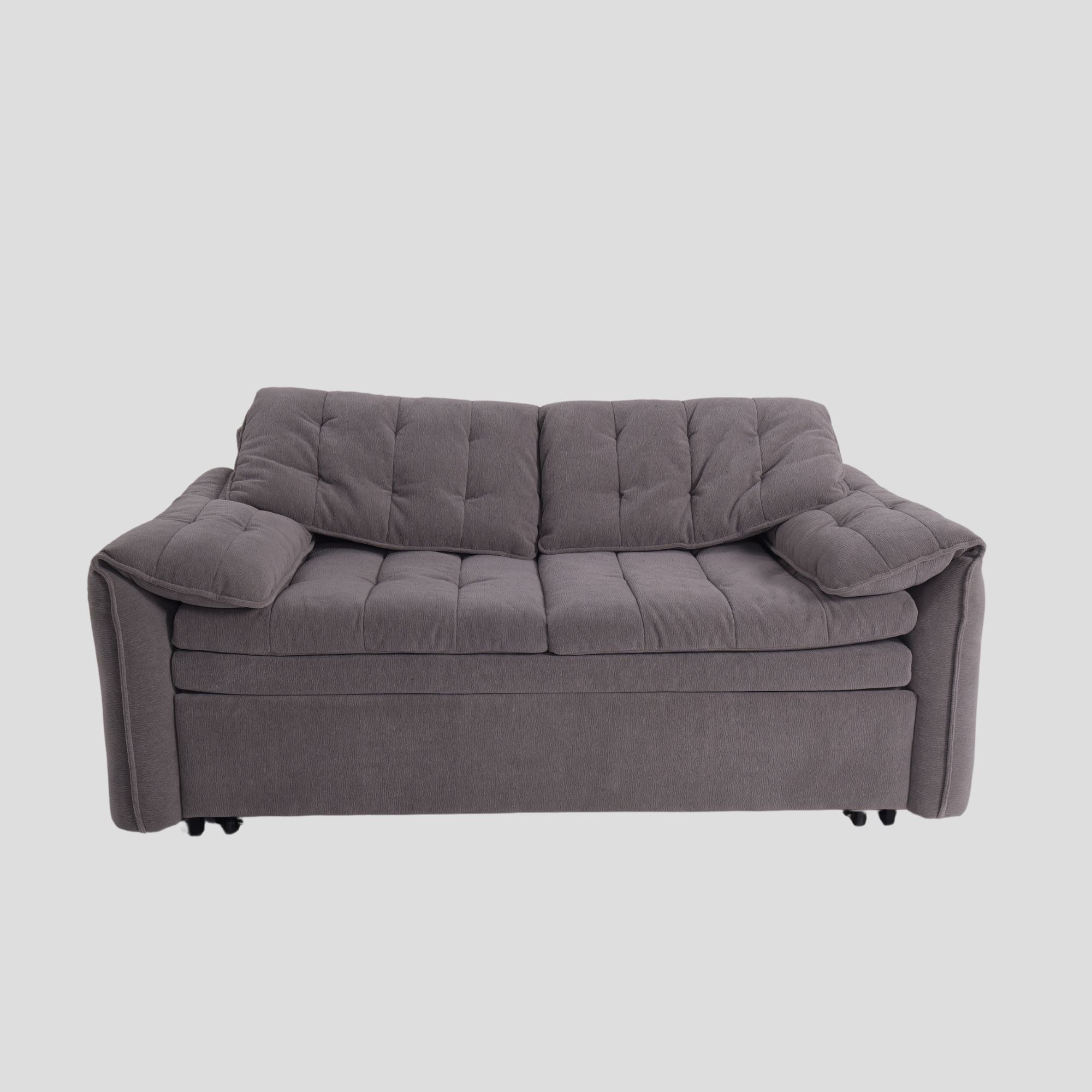 Cottonfy Upgraded Cloud Chenille Skin Friendly Sofa Bed with Storage Living and Home 
