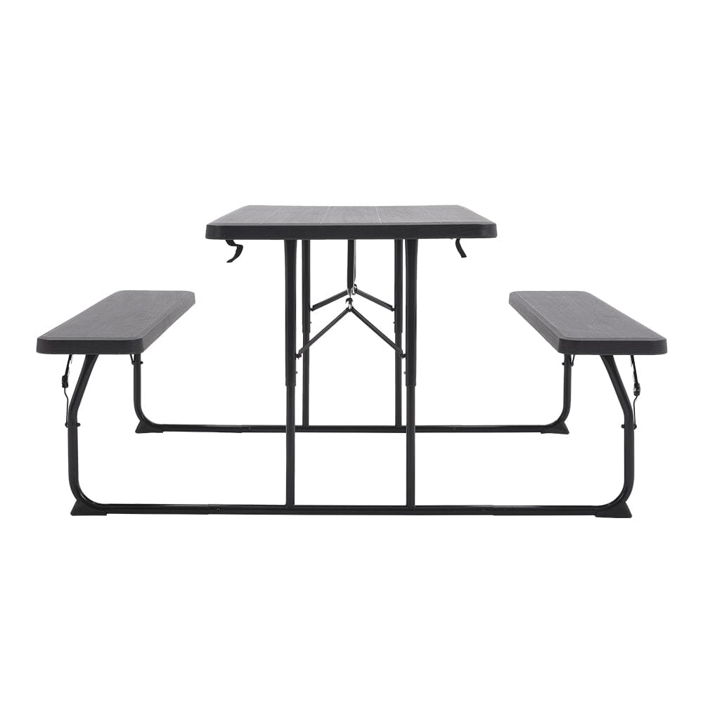 151cm W Foldable Picnic Table and Bench Set Garden Dining Tables Living and Home 
