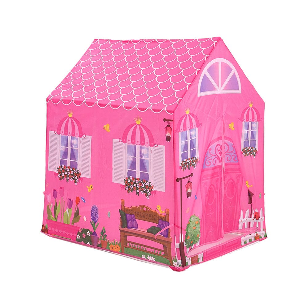 Girls Play Tent Pink Princess Castle Portable Playhouse – Living