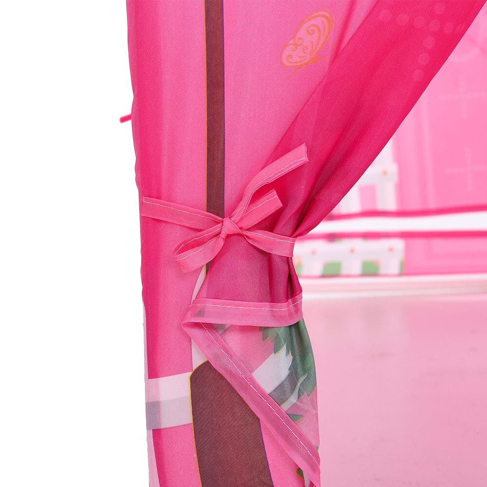 Girls Play Tent Pink Princess Castle Portable Playhouse Living and Home 