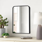 Contemporary Arched Bathroom Wall Mirror