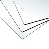 3pcs Acrylic Adhesive Wall Mirror Tiles Living and Home 