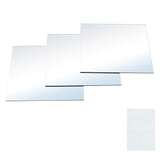 3pcs Acrylic Adhesive Wall Mirror Tiles Living and Home 