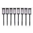 8Pcs Outdoor Solar-Powered Pathway Lights Living and Home 