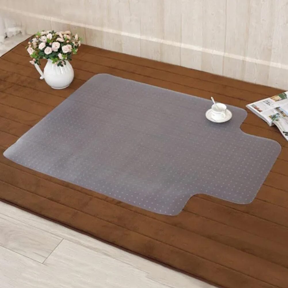 120 cm W PVC Clear Non-Slip Office Chair Desk Mat Floor Carpet Floor Protector Office Accessories Living and Home 