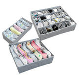 Underwear Drawer Organizer Storage Box Bra Tidy Socks Ties Draw Divider Storage Boxes Living and Home 