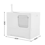 Anti Splash Enclosed Cat Litter Box Living and Home 