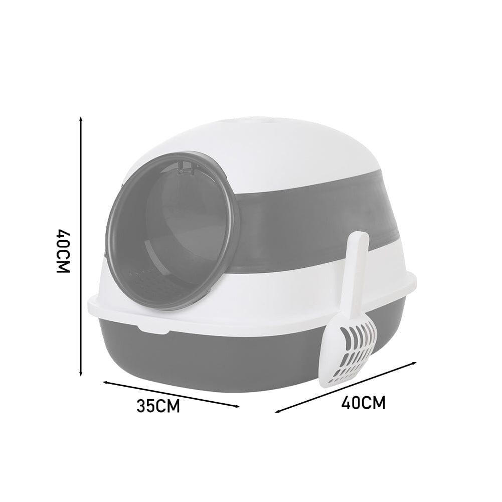 Extra Large Hooded Cat Litter Box Living and Home 