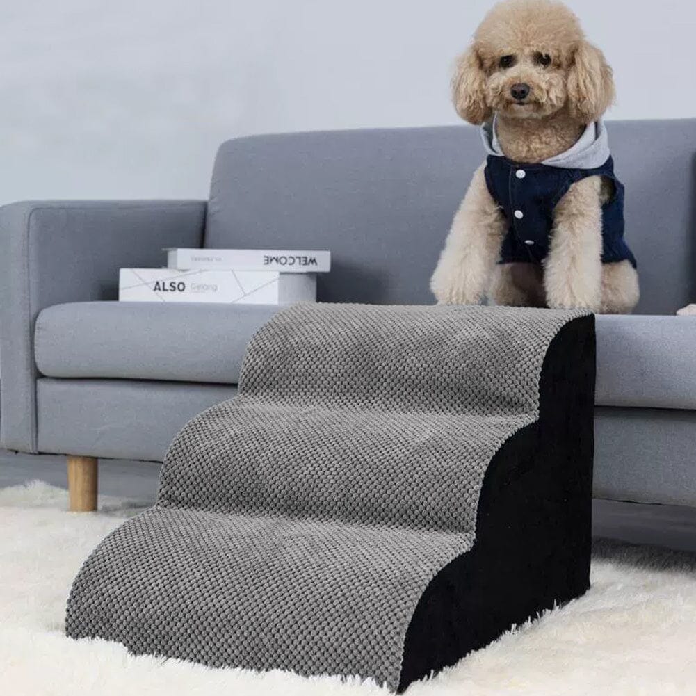 Comfy Non-Slip Pet Steps with Removable Cover Living and Home 