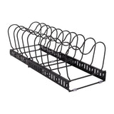 Expandable Pot Pan Lid Rack Pan Organiser with 10 Dividers Kitchen Shelves Living and Home 