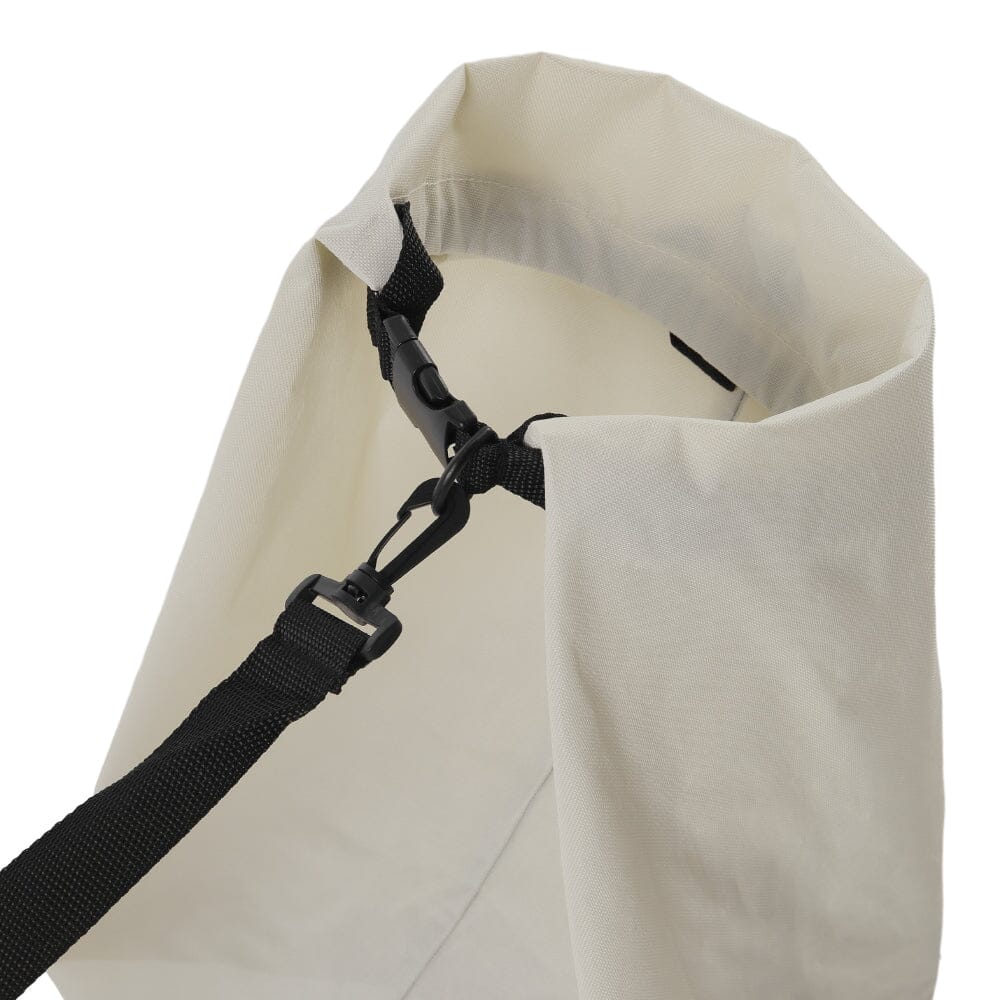 Off White Foldable Laundry Bag Oxford Cloth PE Coating Living and Home 