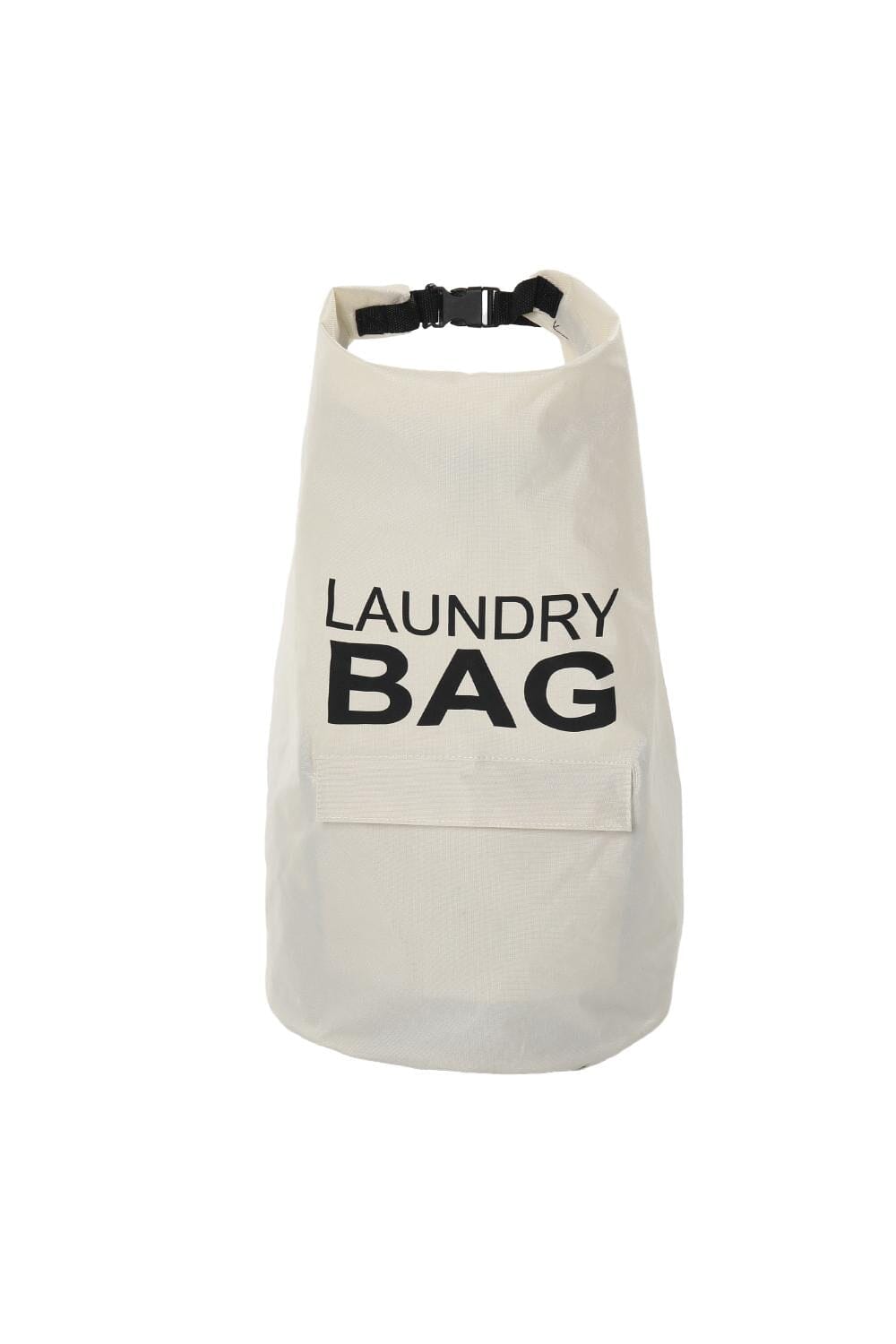 Off White Foldable Laundry Bag Oxford Cloth PE Coating Living and Home 