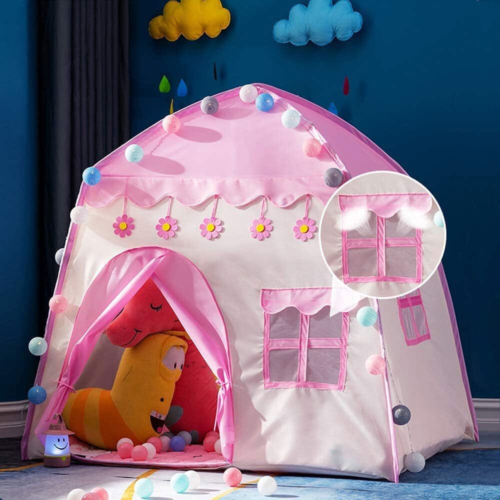 Dreamy Pink Castle Play Tent Living and Home 
