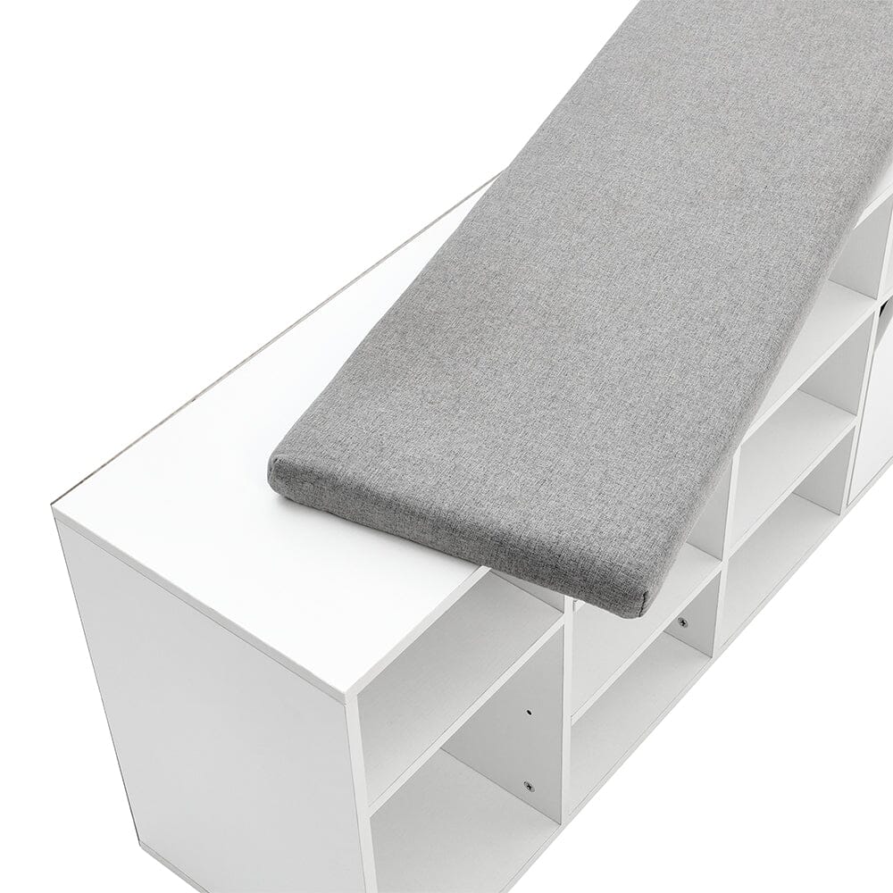 Padded Shoe Storage Bench Benches Living and Home 