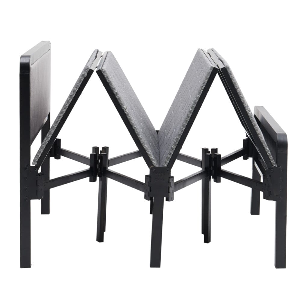 Portable Folding Guest Bed with Mattress Living and Home 