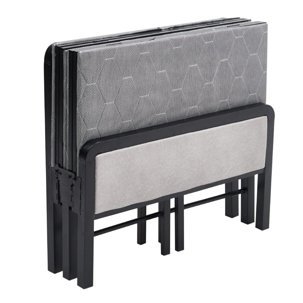 Portable Folding Guest Bed with Mattress Living and Home 