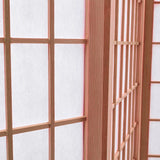 3-Panel Solid Wood Folding Room Divider Screen Coffee Living and Home 