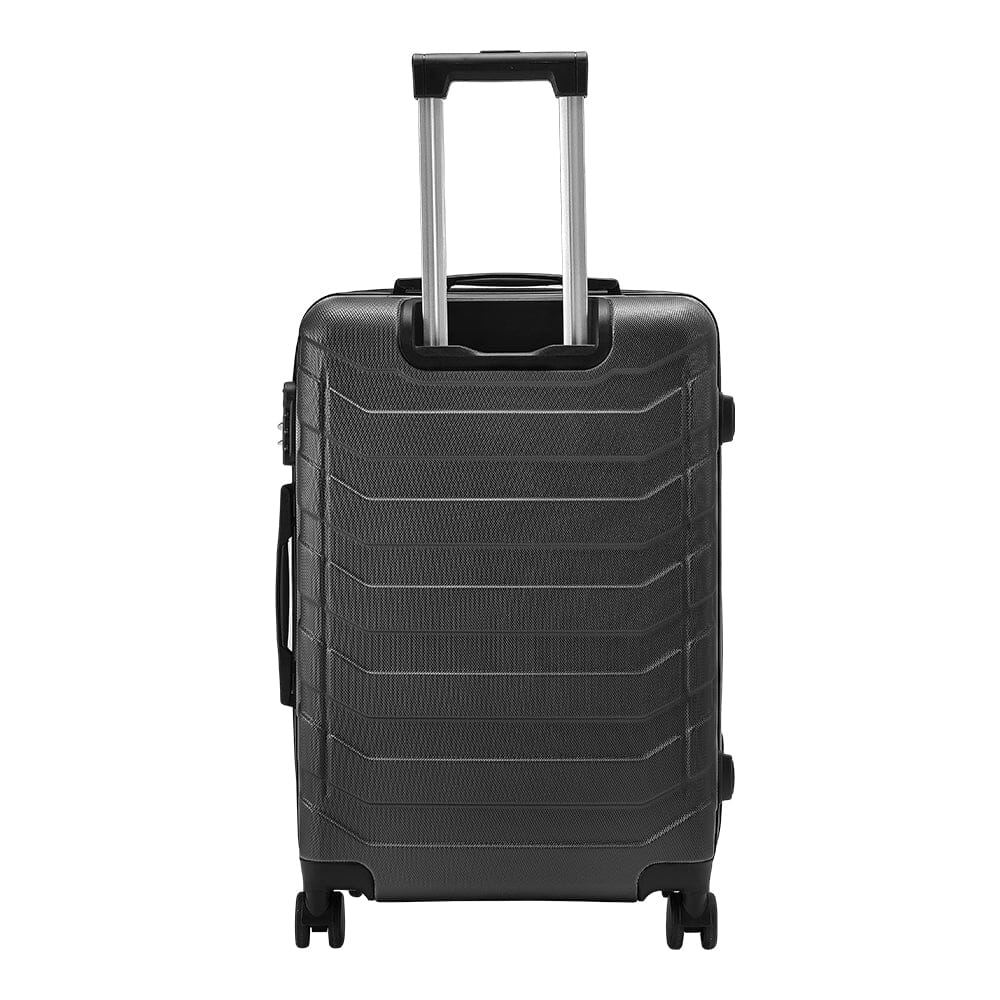 24 Inch Black/Blue/Grey Rolling Hardshell Luggage Travel Suitcase Travel Suitcases Living and Home 