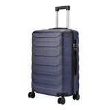 24 Inch Black/Blue/Grey Rolling Hardshell Luggage Travel Suitcase Travel Suitcases Living and Home 