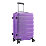 20/24/28 Inch Hardshell Rolling Luggage Trolley Travel Case Travel Suitcases Living and Home Purple 20 Inch 