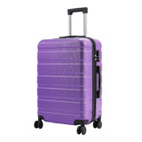 20/24/28 Inch Hardshell Rolling Luggage Trolley Travel Case Travel Suitcases Living and Home Purple 24 Inch 