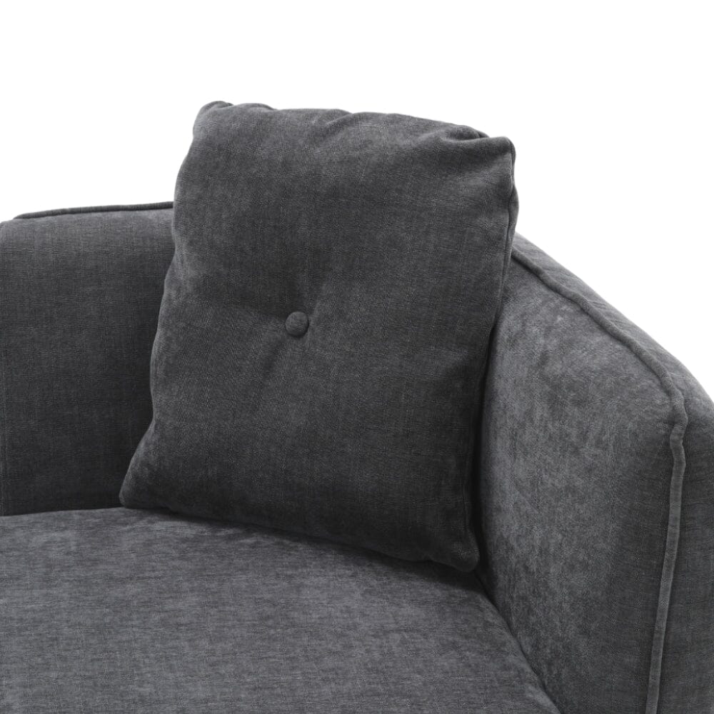 Linen Chaise Lounge with Tray Table 2 Seater Sofas Living and Home 