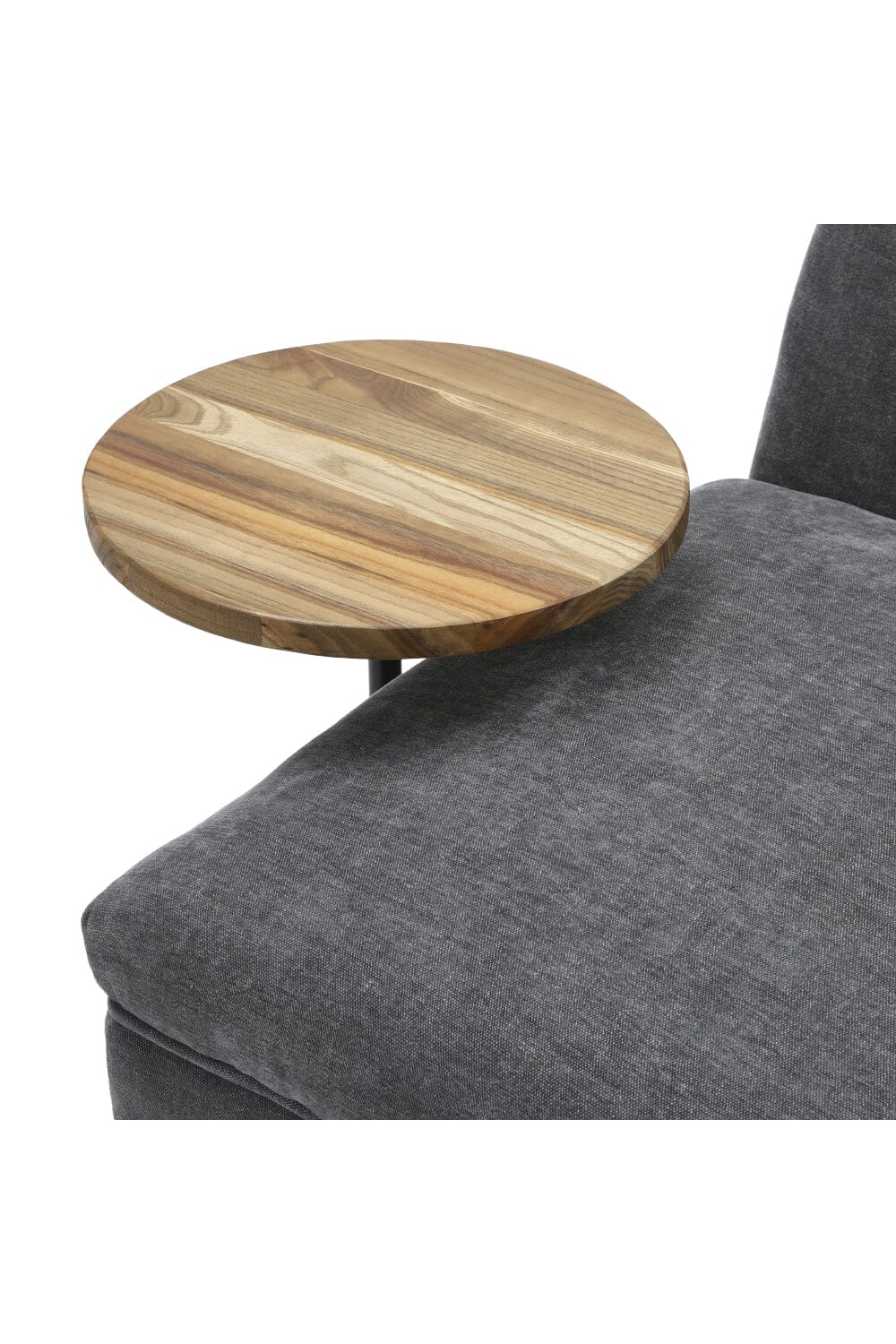 Linen Chaise Lounge with Tray Table 2 Seater Sofas Living and Home 
