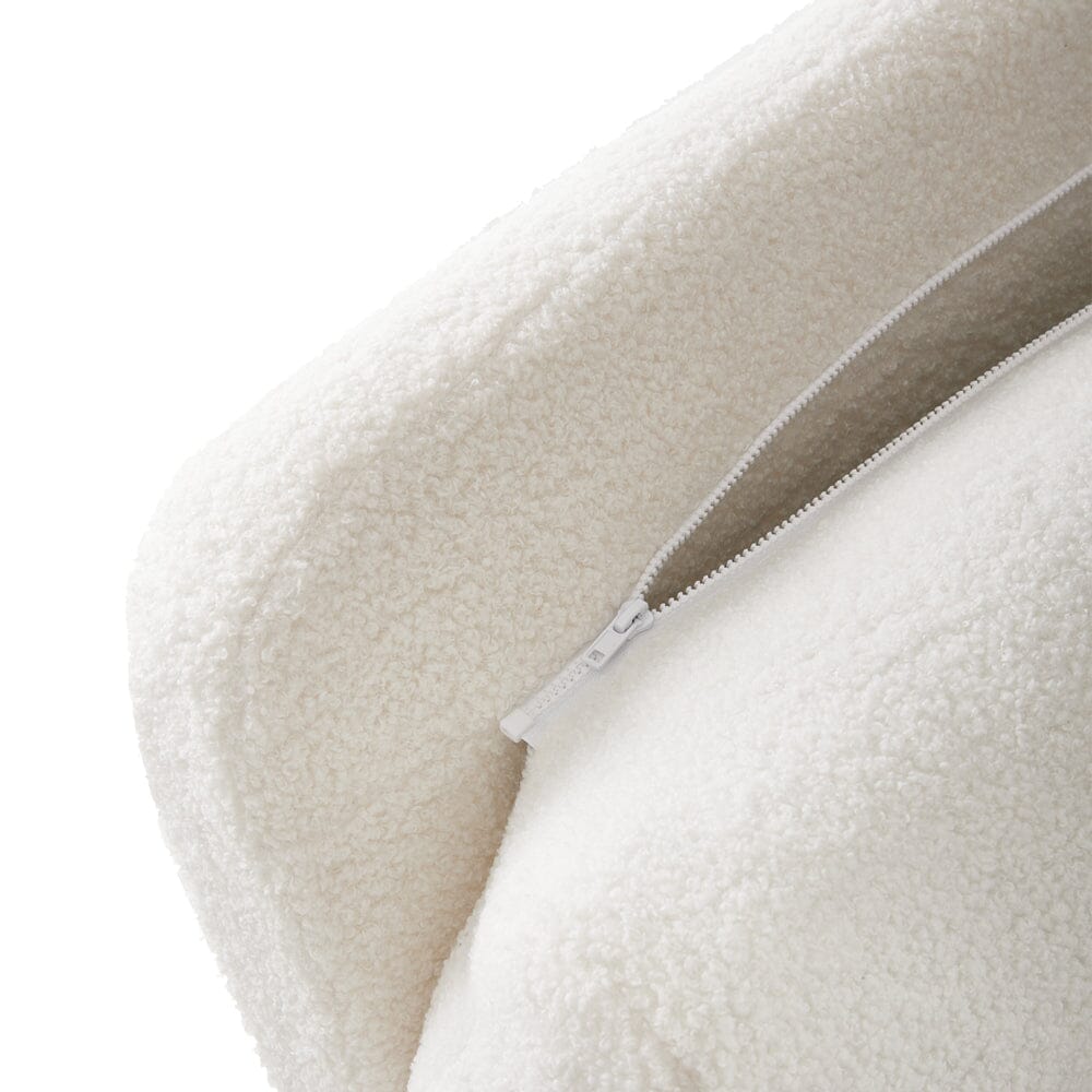 Wooden Legs Velvet Armchair Chair with Footrest Armchair Living and Home 