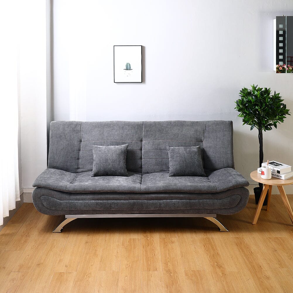 Shell Shaped Convertible Sofa Bed with Dual Functionality Living and Home 