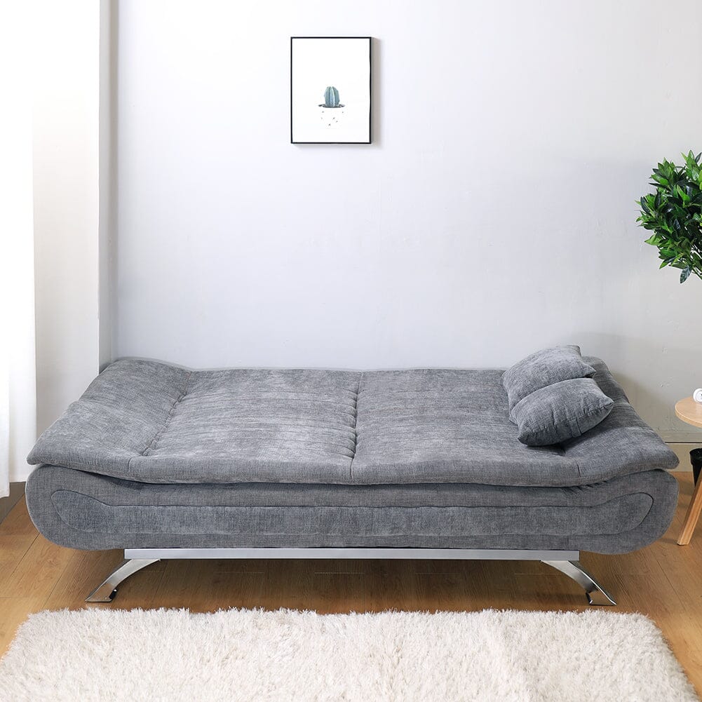 Shell Shaped Convertible Sofa Bed with Dual Functionality Living and Home 