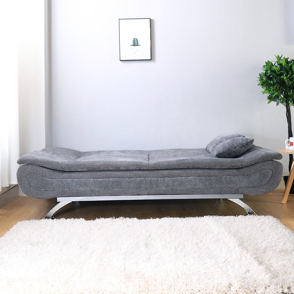 Shell Shaped Convertible Sofa Bed with Dual Functionality Living and Home 