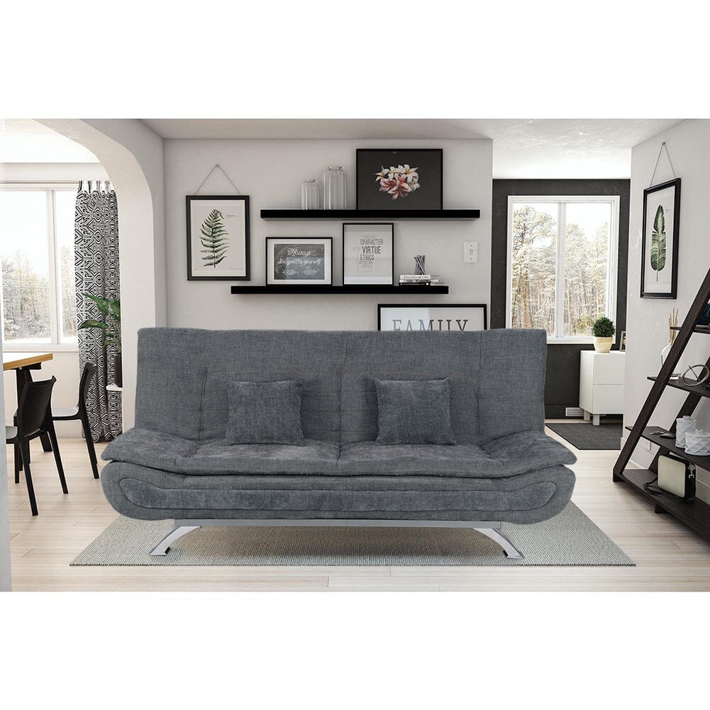 Shell Shaped Convertible Sofa Bed with Dual Functionality Living and Home 
